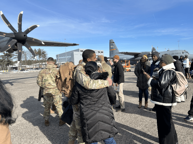 100 Connecticut Air National Guard Members Return Home After Operation in Djibouti