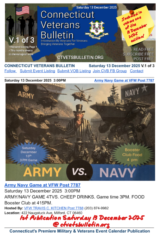 Army Navy Game at VFW Post 7787