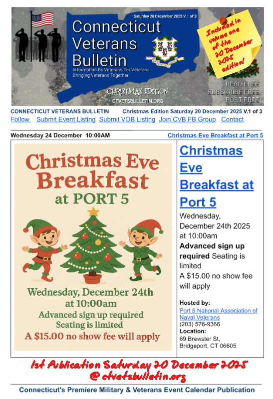 Christmas Eve Breakfast at Port 5