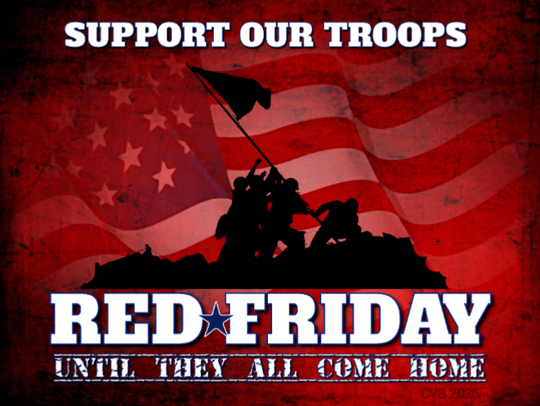 RED Friday CVB 12 December 2025
