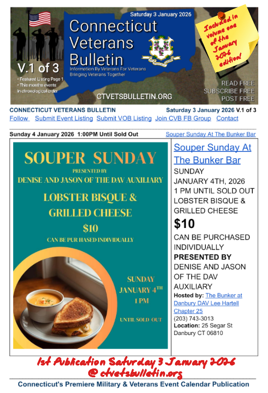 Souper Sunday At The Bunker Bar