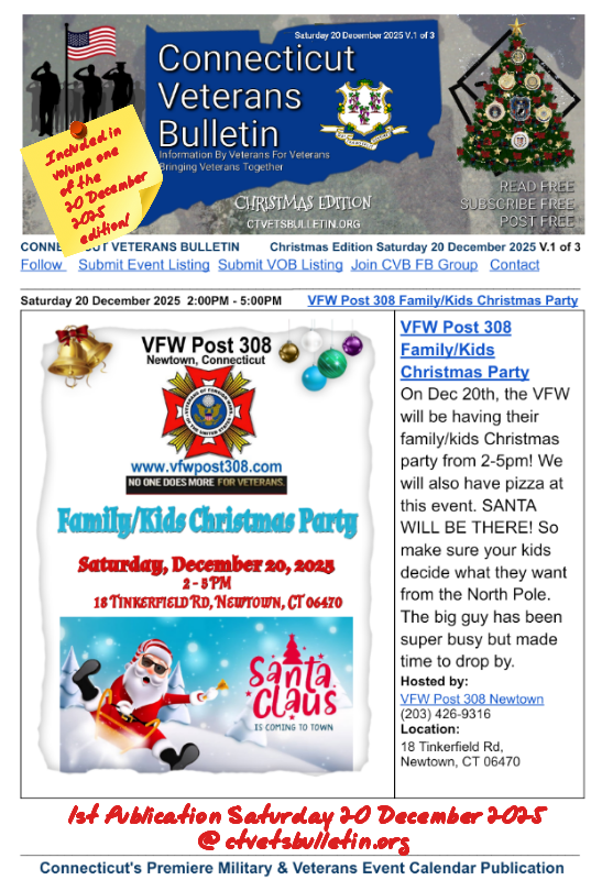 VFW Post 308 Family-Kids Christmas Party