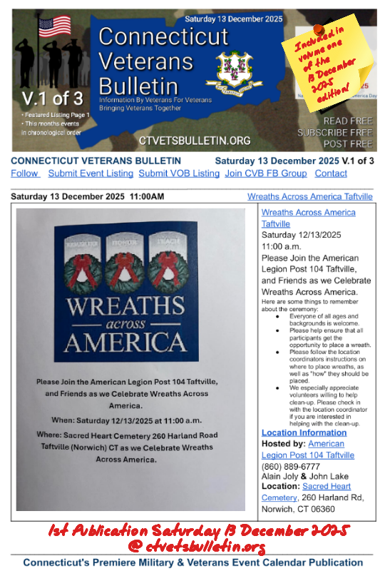 Wreaths Across America Taftville