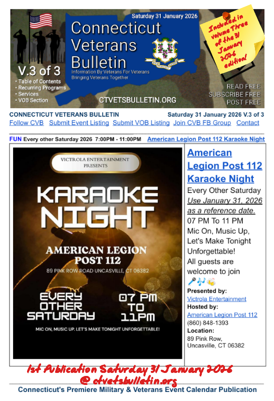 American Legion Post 112 Karaoke Night