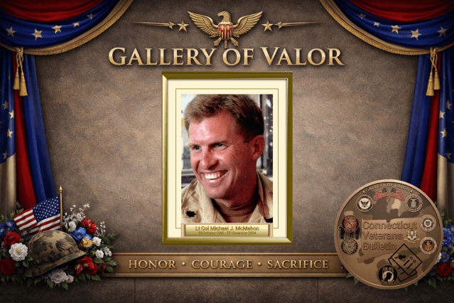 Army Lieutenant Colonel Michael J. McMahon – West Hartford, Connecticut, CVB Gallery of Valor