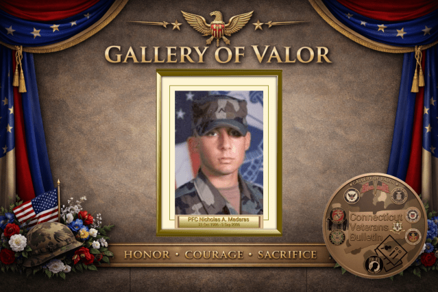 Army Private First Class Nicholas Alexander Madaras – Wilton, Connecticut, CVB Gallery of Valor