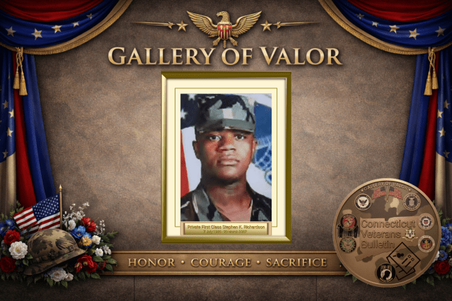 Army Private First Class Stephen K. Richardson – Bridgeport, Connecticut, CVB Gallery of Valor