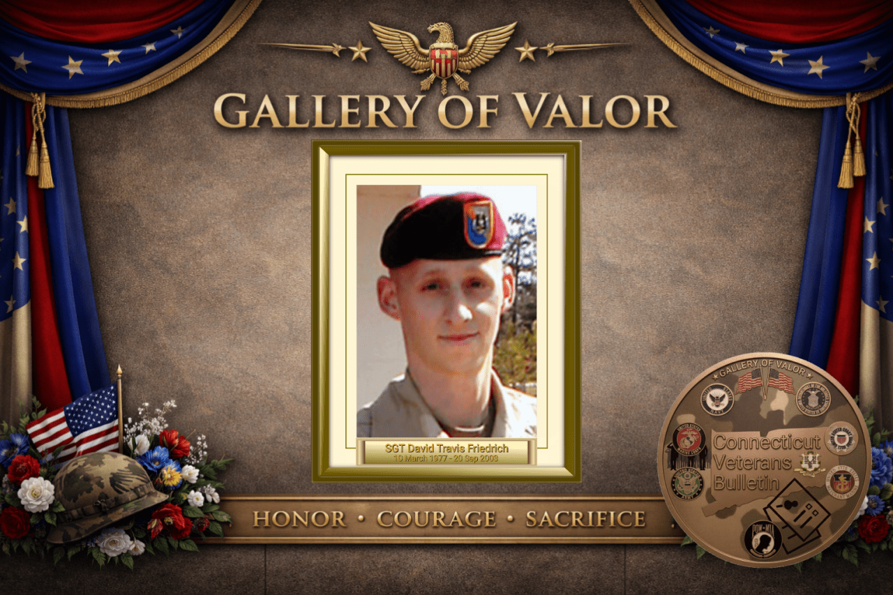 Army Sergeant David Travis Friedrich, CVB Gallery of Valor