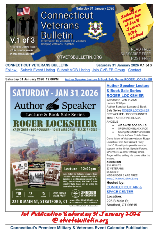Author Speaker Lecture & Book Sale Series ROGER LOCKSHIER