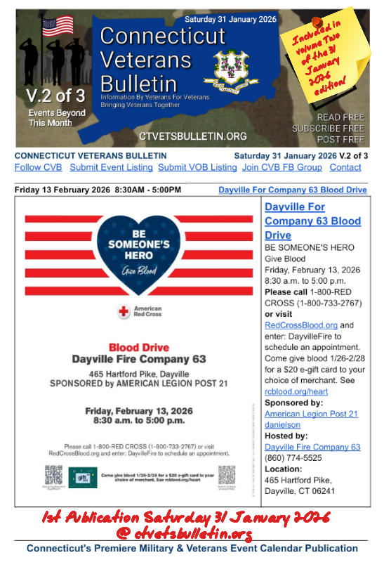 Dayville For Company 63 Blood Drive