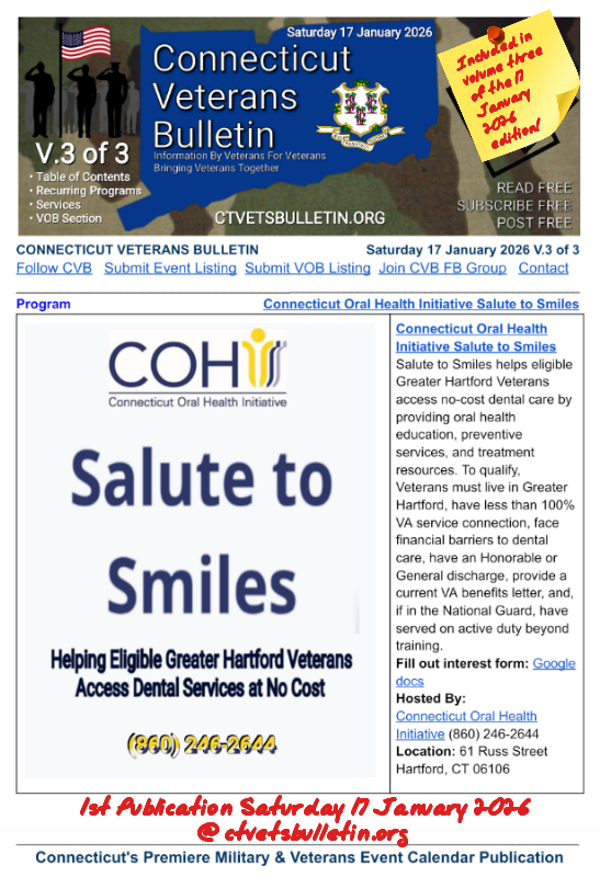 Connecticut Oral Health Initiative Salute to Smiles 