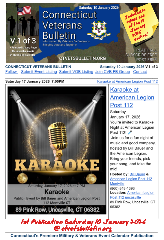 Karaoke at American Legion Post 112