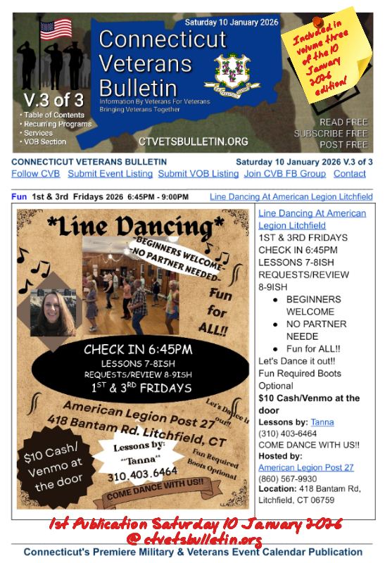 Line Dancing At American Legion Litchfield