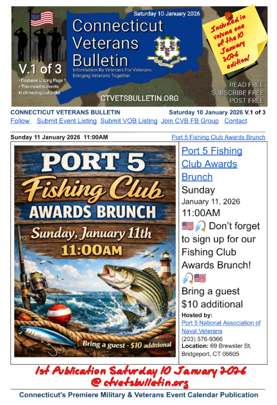 Port 5 Fishing Club Awards Brunch