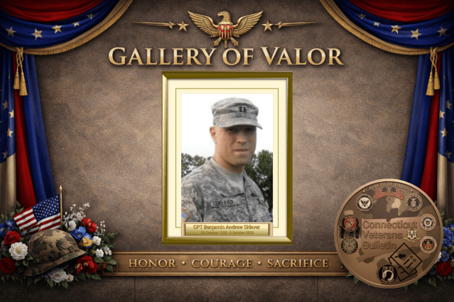 United States Army Captain Benjamin A. Sklaver – Hamden, Connecticut, CVB Gallery of Valor