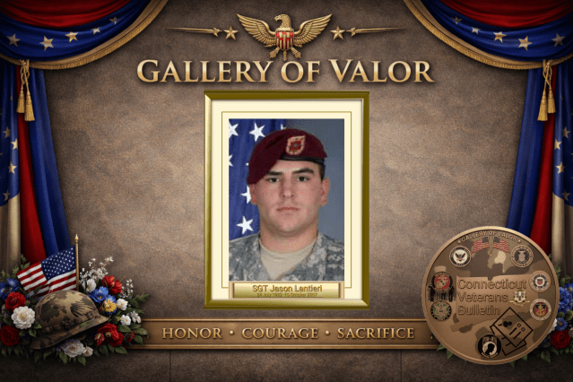 United States Army Sergeant Jason Michael Lantieri – Killingworth, Connecticut, CVB Gallery of Valor