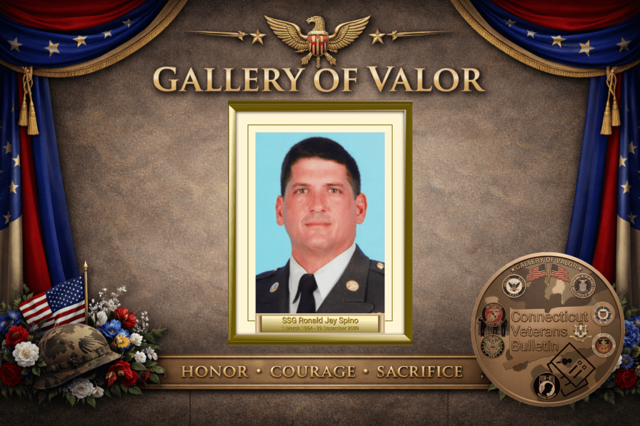 United States Army Staff Sergeant Ronald J. Spino – Waterbury, Connecticut, CVB Gallery of Valor