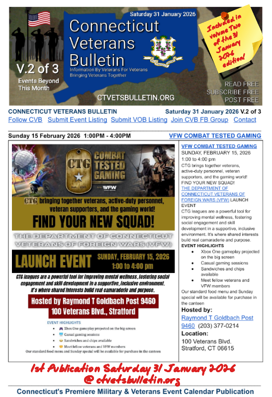 VFW COMBAT TESTED GAMING