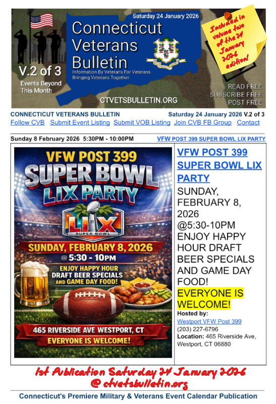 VFW POST 399 SUPER BOWL LIX PARTY