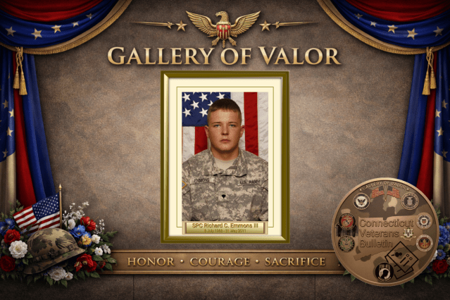 Army Specialist Richard C. Emmons III – North Granby, Connecticut, CVB Gallery of Valor