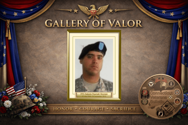 United States Army Private First Class Gebrah P. Noonan – Watertown, Connecticut, CVB Gallery of Valor