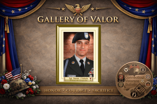 United States Army Sergeant Steven J. DeLuzio – South Glastonbury, Connecticut, CVB Gallery of Valor