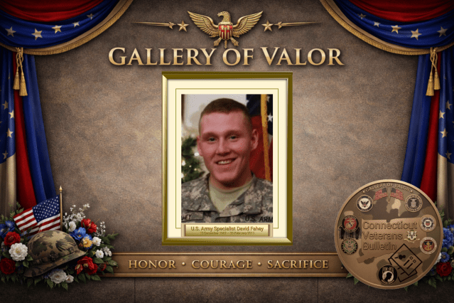 United States Army Specialist David R. Fahey Jr. – Norwalk, Connecticut, CVB Gallery of Valor