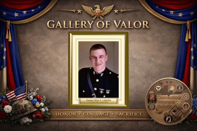 United States Marine Corps Captain Brian S. Letendre, 13 May 1978 - 3 May 2006 – New Britain, Connecticut, CVB Gallery of Valor