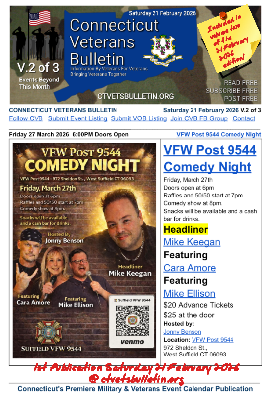 VFW Post 9544 Comedy Night