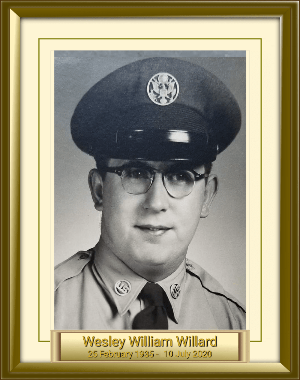 Wesley William Willard 25 February 1935 - 10 July 2020